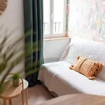 Le Tropical : T2 Renove Ambiance Cosy Et Coloree * 马扎梅